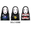 New Designs Anime Spirited Away Motion Stickers No Face Man 3D Motion Decals for Car Laptop Decor Manga Stickers