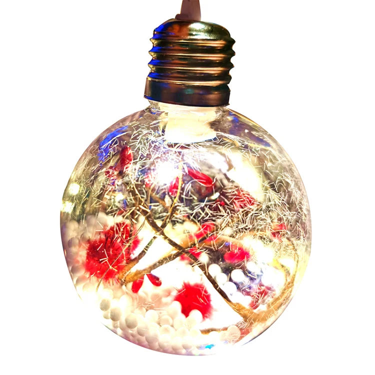Howlighting Christmas Decoration Christmas Tree Ball Ornaments Home Decoration Xmas Transparent Ball