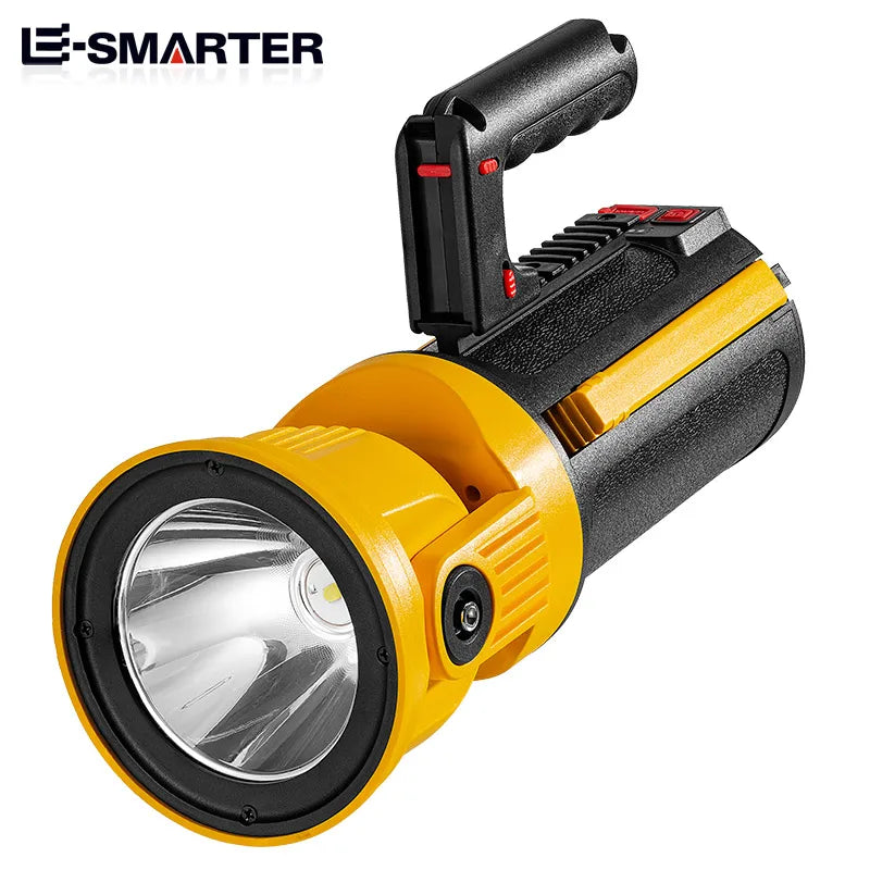 Flashlights & Torches High Lumens Long Range Powerful Super Bright Hunting Rechargeable Work Light Led Searchlight