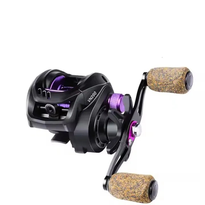 Left Right Hand 3+1BB Bait Casting Reel 6.5:1 Gear Ratio 5.5KG Maximum Resistance Fresh Saltwater Magnetic Lake Fishing Reel MegaBDM
