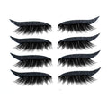 Repeatable Eyeliner Stickers and Eyelashes 3d Non Magnetic Eyelashes and Adhesive Eyeliner Set