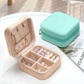 Jewellery Organizer Display Case Boxes for Trip  Leather Storage Portable Small Mini Travel Jewelry Box