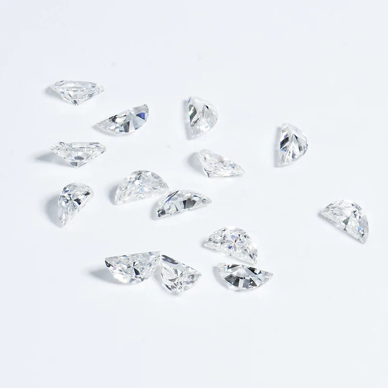 China Moissanite Manufacturer Fancy Shape Special Cutting  Wholesale VVS Moissanite