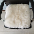 Softlife Luxury Australian Sheepskin Fur Seat Cushion Non-Slip Backed Chair Pad for Home Car Modern Style Soft Luxury Chair