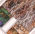 Retro Glazed Iridescent Camouflage Mirror PU Faux Leather Fabric for Making Shoes/handbags/Belt/Luggage/Packing