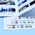 High Quality A3 Leaflet Printing Service with Screen Printing on Art Paper