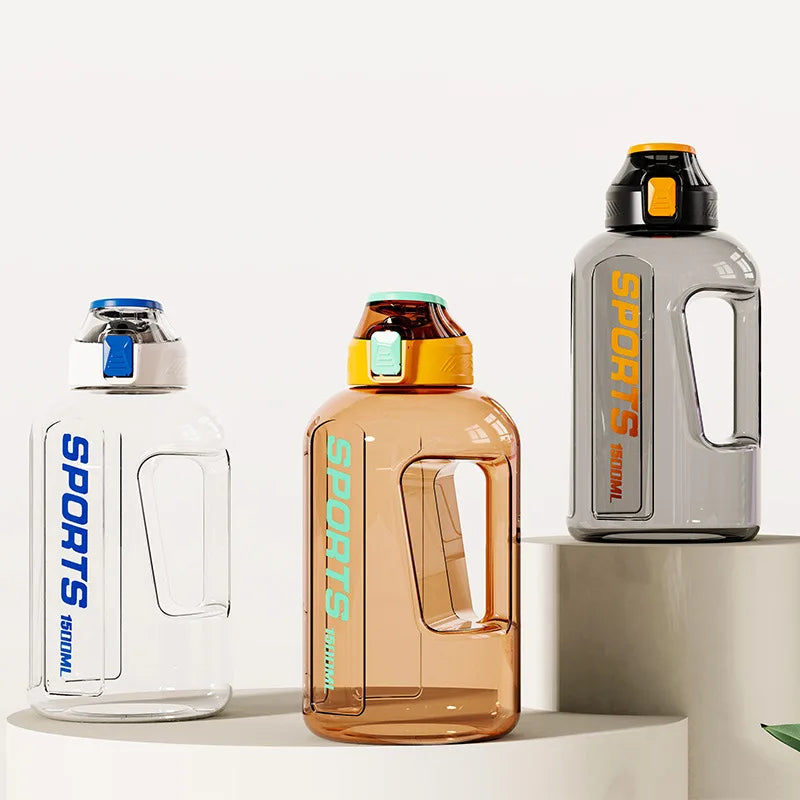 2l Plastic Water Bottle Big Capacity Camping Gym Water Bottle