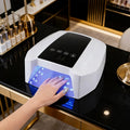 2025 Factory Direct Sale 72W Cordless Portable Nail LED Lamp Professional Popular Design Customize LOGO UV Nail Dryer Lamp