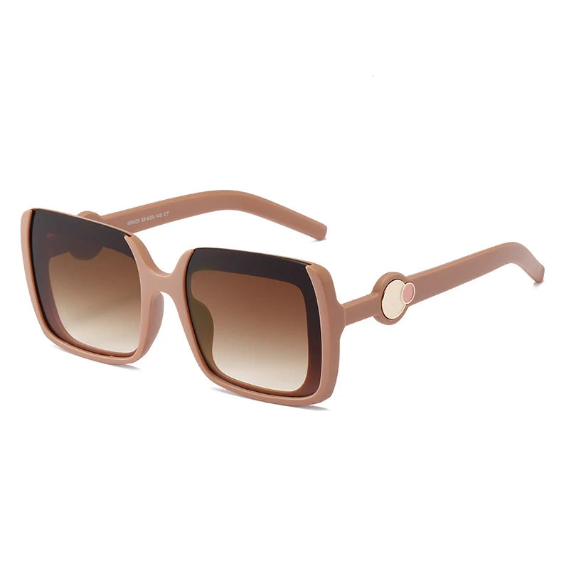 STORY LY9025 2025 Trendy Rectangle Women Metal Frame Sun Glasses Fashion Outdoor Uv400 Protection Sunglasses for Women Ladies