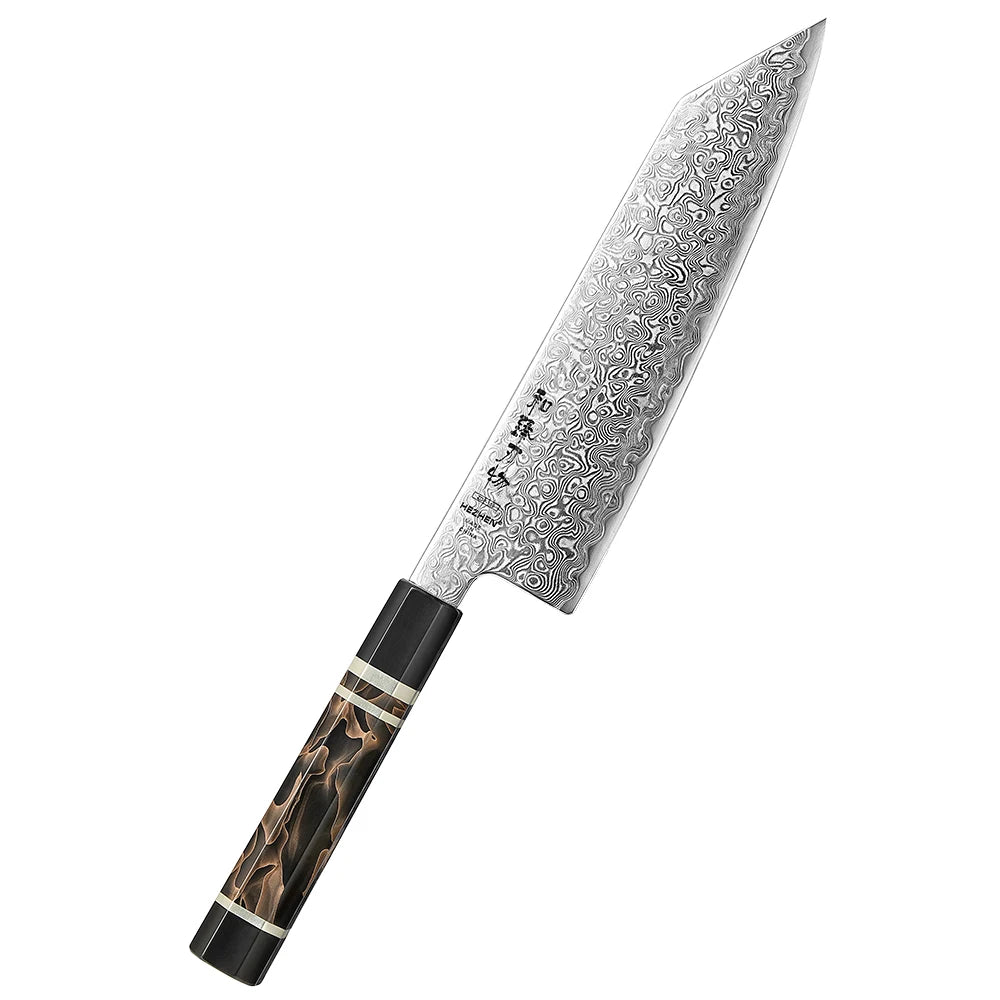 XINZUO Luxury Japanese Bunka Knife ZDP189 Damascus Powder Steel Resin Handle Sharp Kitchen Chef Knives Custom