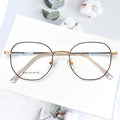 Customized Blue Light Filter Computer Glasses Thin Optical Frames Metal Spectacle