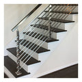EKOO Top-Ranked 42\" Cable Railing Deck Posts Modern Style Square Rod Stainless Steel Balcony Fencing for Staircase