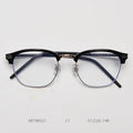 2025 Retro Eyebrow Glasses Frame Anti Blue Light Eyeglasses Casual Half Frames Men Design Classic Flat Light Glasses Female