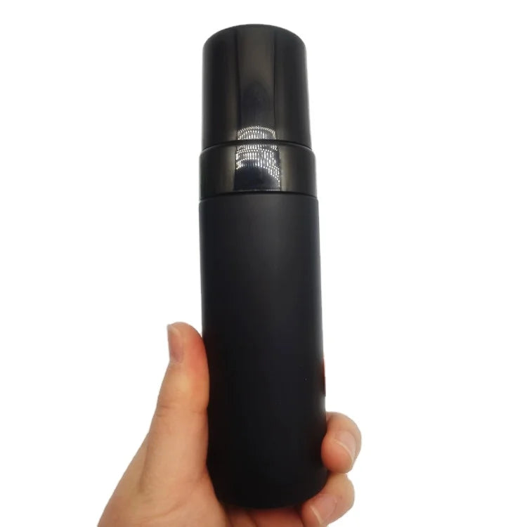 Luxury Matte Black Cosmetic Foam Pump Bottle Mousse Bottle 100ml 120ml 150ml 200ml Cosmetic Plastic Bottle