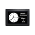 Modern Wall Desk & Table 7\" 8\" 10\" Digital Day Clock for Seniors with Memory Loss Displays Calendars and Dates by Needle