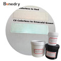 C8 Visually Variable Ink Colorless to Emerald Green Color-changing Light-sensitive Screen Security Inks for Special Shoe Clothes
