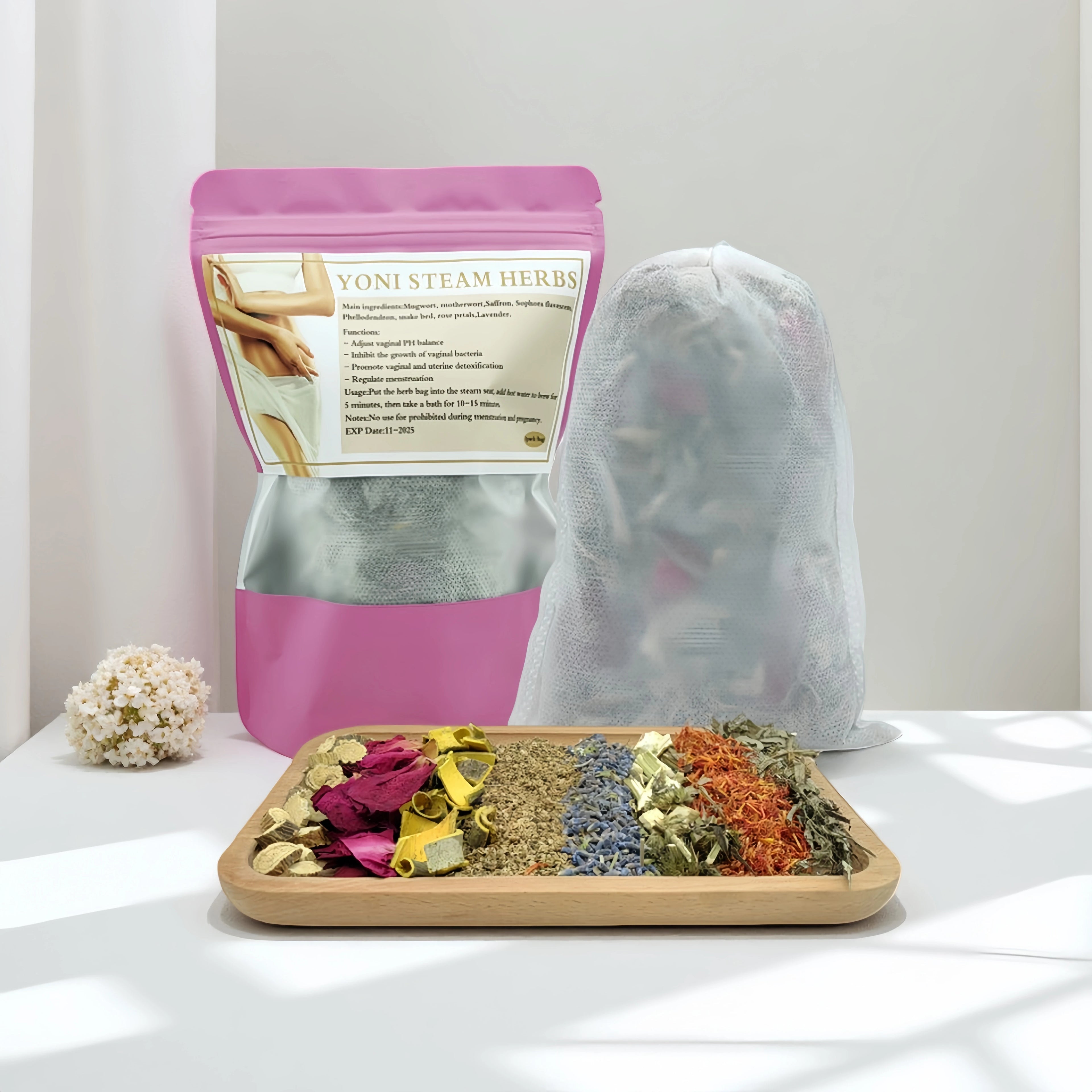 Hot Sell 2024 Safety Healthy Chinese Yoni Steam Herb Label Herbs Vaginal Yoni Steam Herbal Women