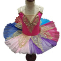 Wholesale Beauty Dress Swan Princess Gauze Colorful Stage Ballet Skirt