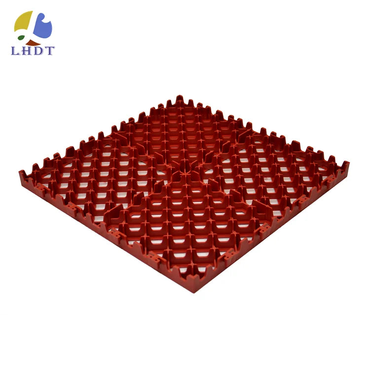 400*400*30mm Indoor Car Wash Interlocking Garage Floor Tiles Removable Plastic Car Wash Grating Mats Anti-Slip PP Material