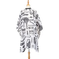 Simple design wholesale salon pattern hairdressing beauty salon cloth cutting cape