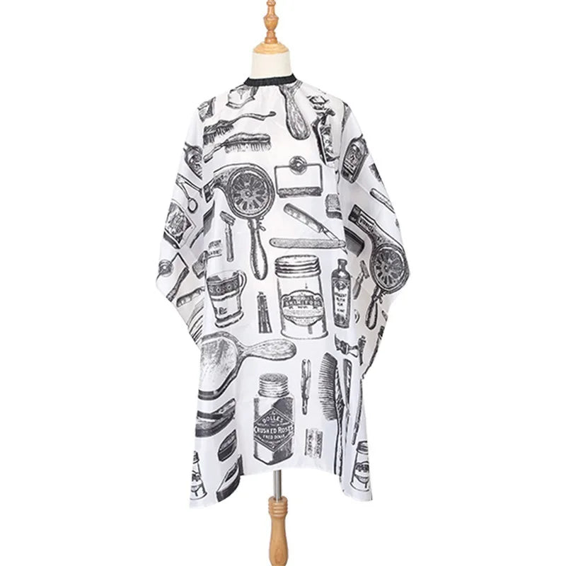 Simple design wholesale salon pattern hairdressing beauty salon cloth cutting cape