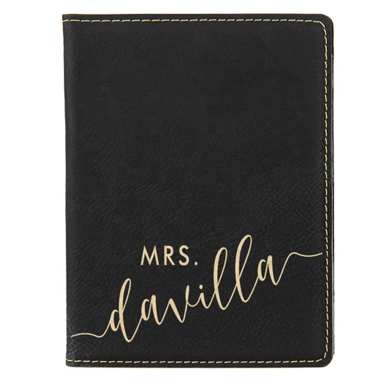 Portable Fashion Travel Passport Holder Personalized Custom Logo Pu Leather Passport Holder