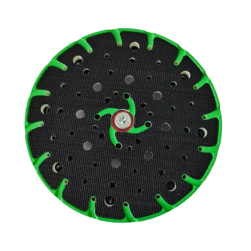 For Festo 6-Inch Electric Dry Grinder Tray No. 5 Sandpaper Grinder Base Tray with 17 Hole Sticky Disk Soft Pad for DIY Projects