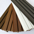 WPC Decorative Embossed Wall Panels Wood-Plastic Composite Cladding Waterproof Household & Commerce Use 5 Year Warranty