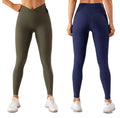 2025 New Arrival Women Gym Leggings High Waist Knitted Tight Yoga Pants Nylon Spandex Butt Lifting Workout Leggings