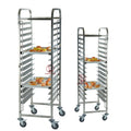0.8mm 15tiers Stainless Steel Bread Pan Cooler Bakery Tray Rack Trolley Cooling Rack Oven Bakery Trolley