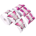 EYL Customizable Paper butterfly Nail Form Roll Holder Extension Nail Gel Tip Forms Paper Sticker Acrylic UV Poly Gel Nail Form