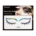 Custom OEM Face & Eye Tattoo Stickers Waterproof Temporary Eco-Friendly Fashionable Body Art Makeup