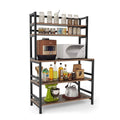 Modular Kitchen Utensil Organizer Storage Rack Metal and Wood Standing Type-for Restaurants