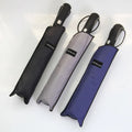 Custom Logo Minimalist Style Automatic 3-Foldable Windproof & Waterproof Umbrella with 105cm Diameter for Advertising Promotion