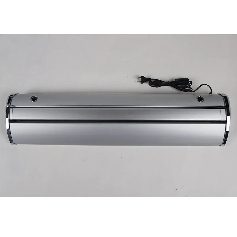 China Custom Motorised Scrolling Display Electric Roll up Banner Stand