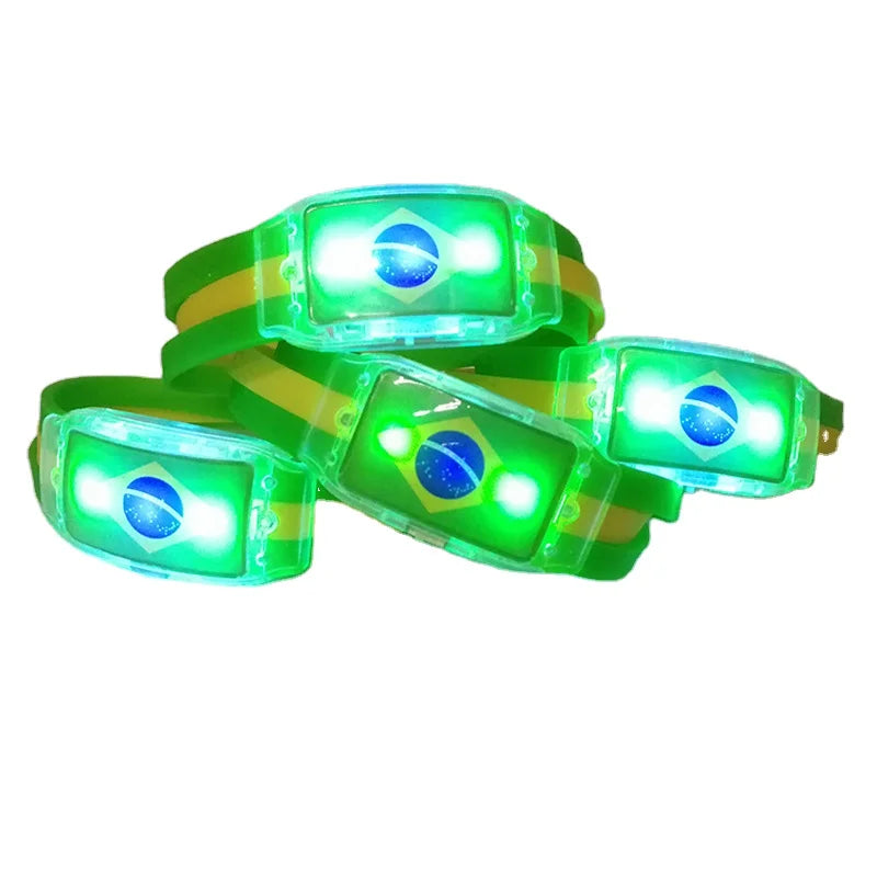 LED Light-Up Fidget Bracelet Silicone Wristbands for Parties Hot Item Novelties