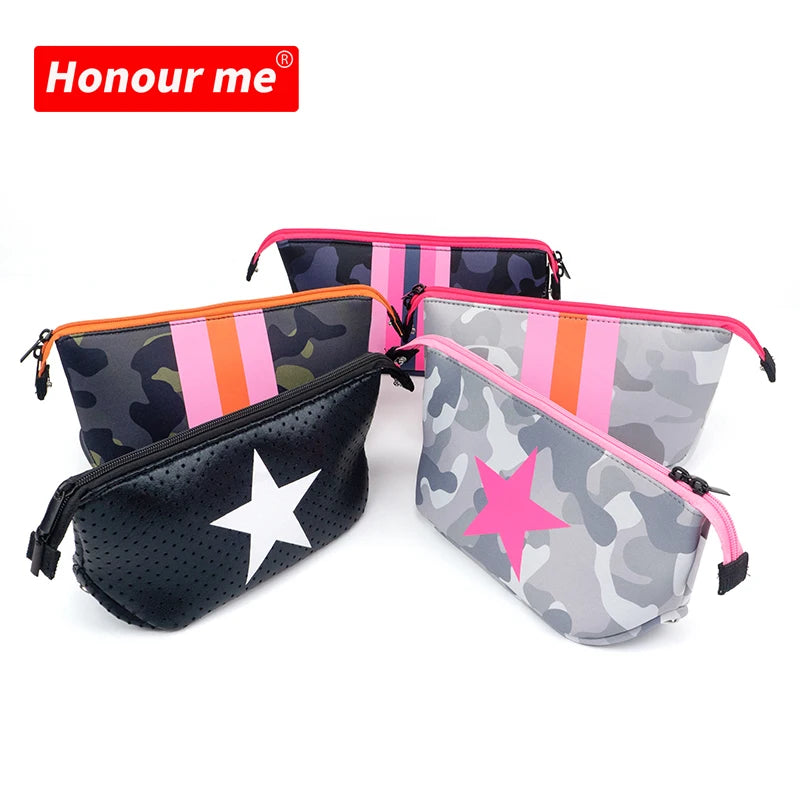 Custom Cosmetic Bag Makeup Storage Bags Neoprene Handbags Ladies Coin Purse Portable Cosmetic Bags Purses and Handbags