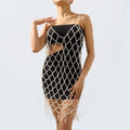 Fashion White Pearl Elegant Exaggerated Hollow Long Jewelry Pearl Women Party Body Chain