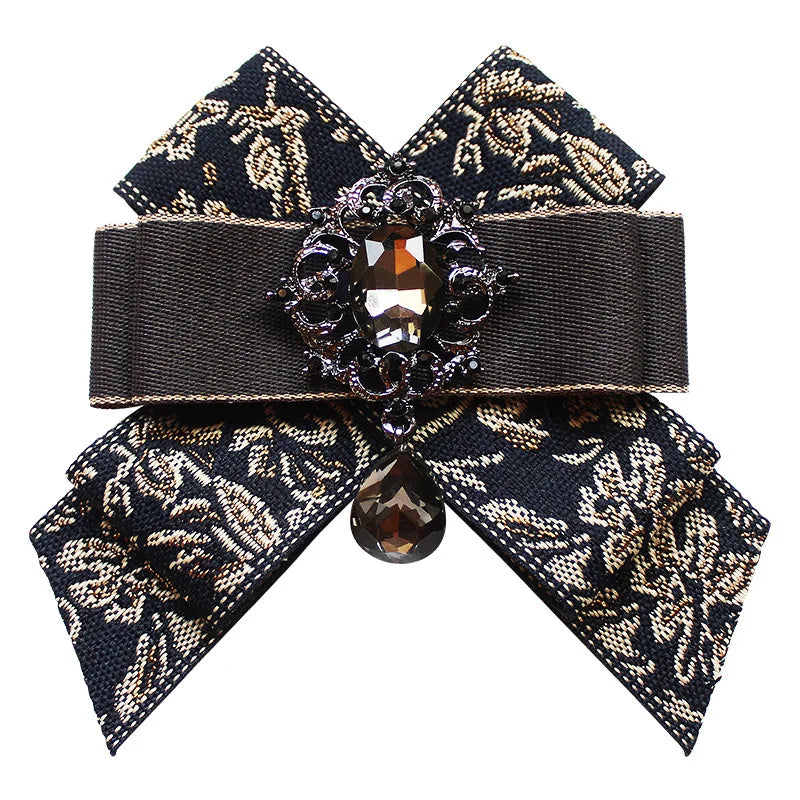 Rhinestone Crystal Bowties Formal Business Bow Ties for Men Boys Ribbon Butterfly Bowknot Fashion Party Wedding Men's Bowtie