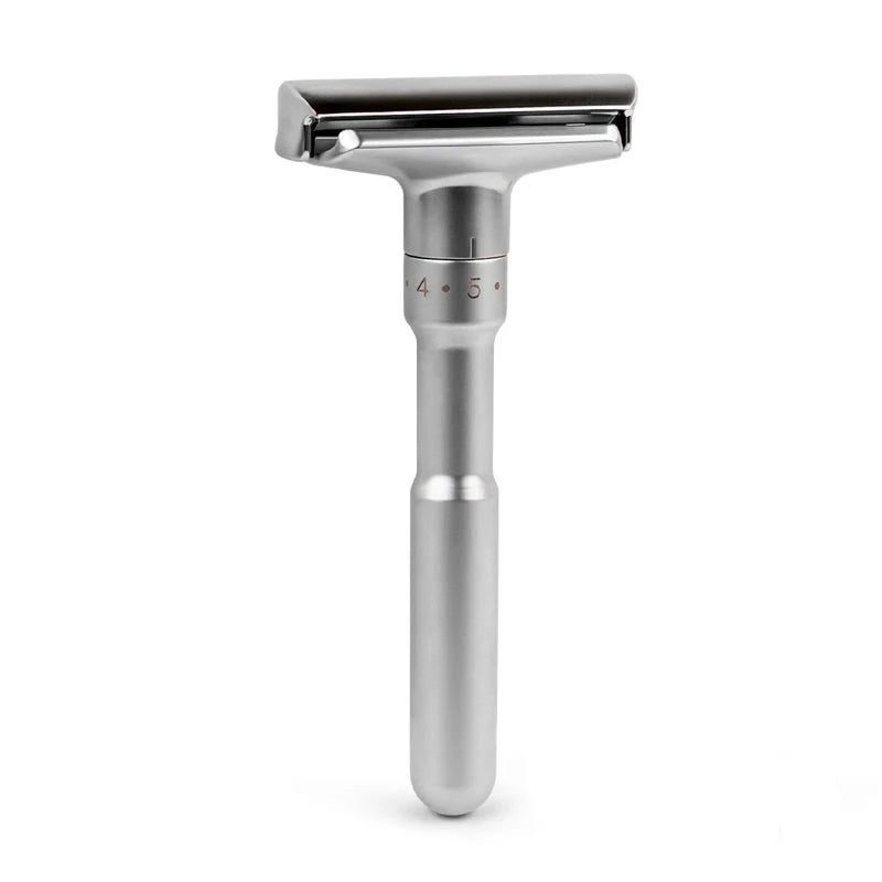 Sliver Black Private Label Double Edge Safety Razor Stainless Steel Blade  Adjustable Safety razor