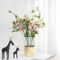 Factory Wholesale New Arrival French Rose Artificial Flower for Wedding & Valentine's Day Decoration