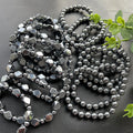 Terahertz Bracelet square Sugar Beads Jewelry Design Healing Stone Crystal Bracelet