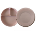 BPA Free Food Grade Toddlers Silicone Suction Plate Divided Kid Suction Plate