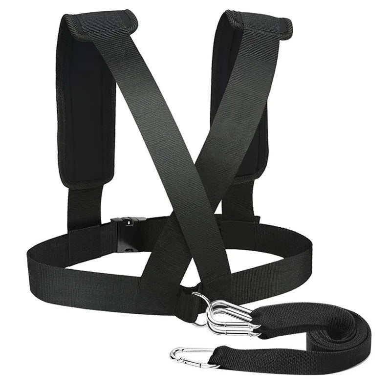 Wholesale Weight-bearing Exercise Harness Sled Belt Pull Straps Running Boosting Resistance Training Belt