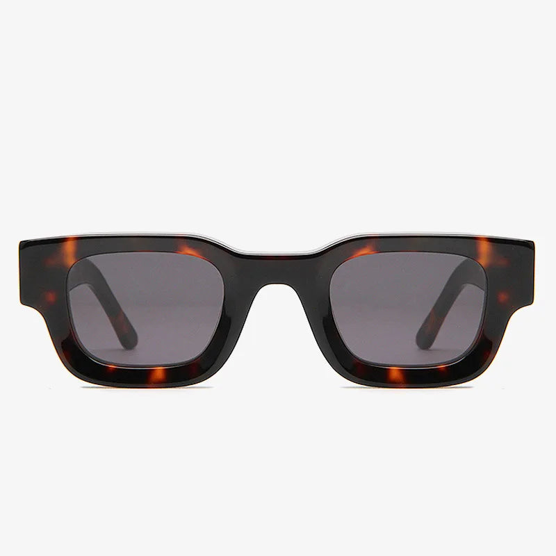 Trendy Shades Sunglasses Small Thick Frame Square Sunglasses 2025 Polarized Luxury Acetate Sunglasses