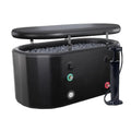 XL 1~2 Person PVC Plunge Portable Ice Bath Recovery Tub Drop Stitch Material Outdoor Application Logo Pool Chillers Compatible