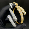 MJ Cross-border Hip Hop Bracelet Ladies Bracelet With Zircon Gold Silver Punk Bracelet Jewelry in Stock