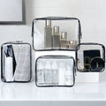 Custom PVC Cosmetic Bag Set Makeup Organizer Canvas Cosmetic Bag with Zipper Makeup Bag for Girls