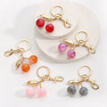 2025 New Cherry Patterned Alloy Bag Charm Purse Charms Keychain Christmas and Valentine Gifts for Women