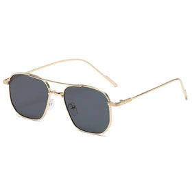 GWTNN OEM Lunettes De Soleil Vintage En Metal Homme Double Bridge Men's Metal Sunglasses